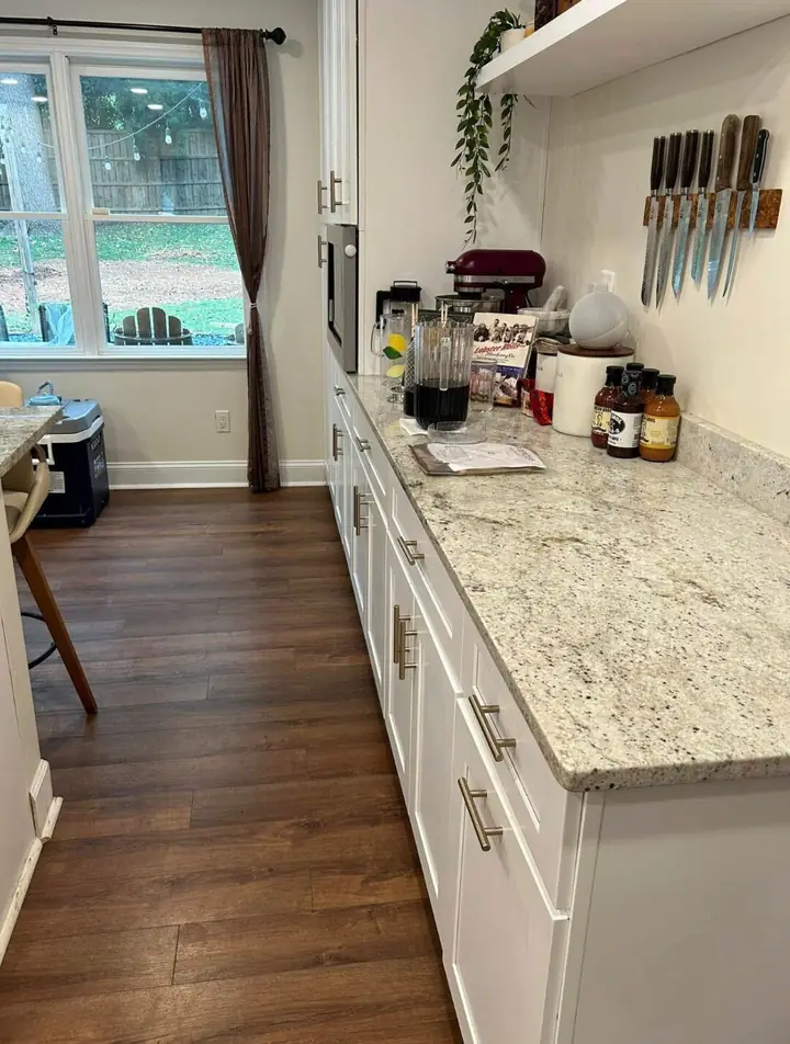 After Fresh N Clean cleaning: clean, organized kitchen.